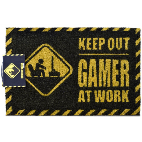 Doormat coconut Keep Out - Gamer at work