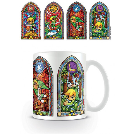 Cup Zelda Stained Glass White