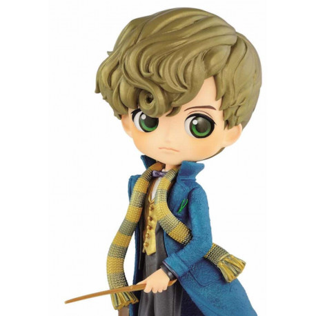 Figura Newt Scamander color perla Animales Fantásticos Bandai Q Posket 15 cm