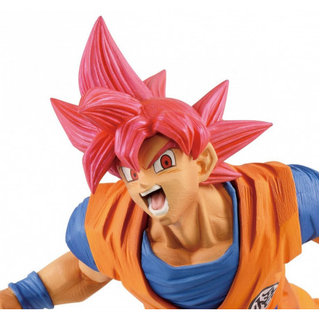 Figurine Goku Super Saiyan God Dragon Ball 20 cm