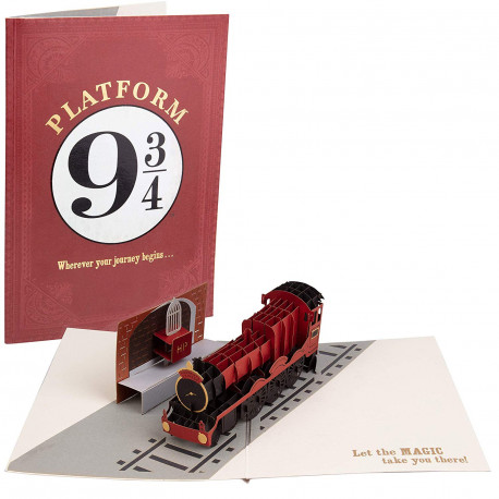 Postal 3D Harry Potter Hogwarts Express