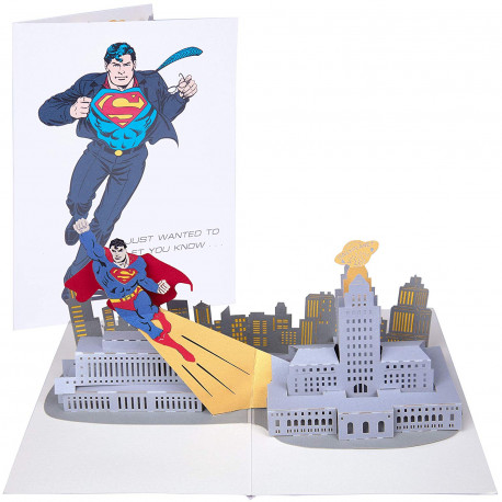 Carte de voeux 3D Superman