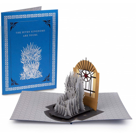 Postal 3D Juego de Tronos Iron Throne
