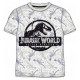 Camiseta Jurassic World Logo Gris