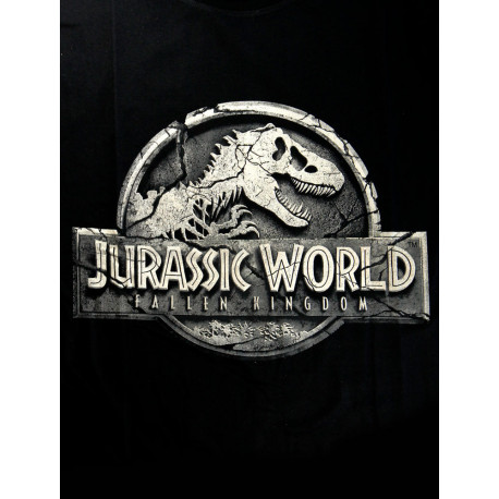 T-Shirt Jurassic World Logo Nero