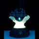 Diorama iluminado del Castillo en el Cielo de Studio Ghibli