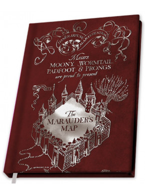 Libreta Mapa del Merodeador Harry Potter