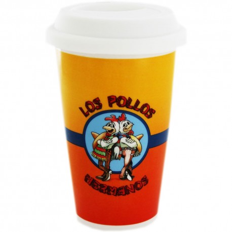 Glass travel cup Chicken brothers Breaking Bad