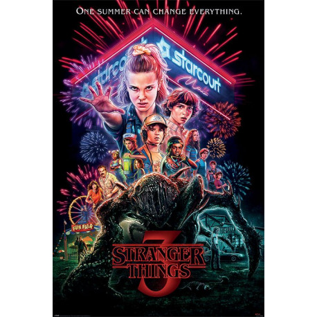 Póster Stranger Things Verano del 85