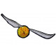 Set De 3 Patchs Brodés Harry Potter Deluxe Snitch Dorada