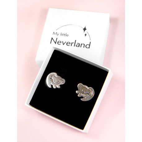 Boucles D'Oreilles Argent Le Roi Lion De Disney