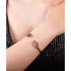 Bracelet jonc en or blanc-Simba vs Cicatrice Disney