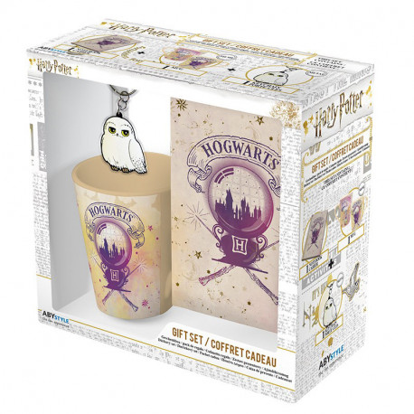 Coffret Harry Potter-Mug + Trousseau De + Livre De Poudlard Hedwig