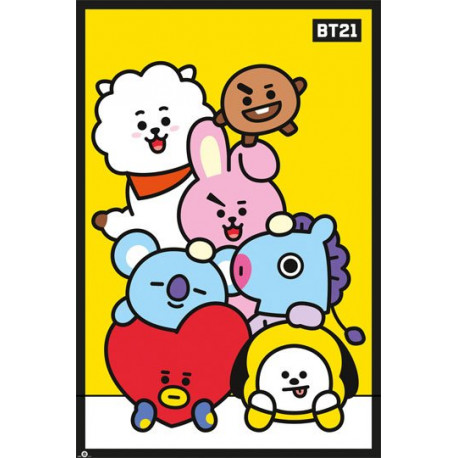 Póster BTS BT21 LINE