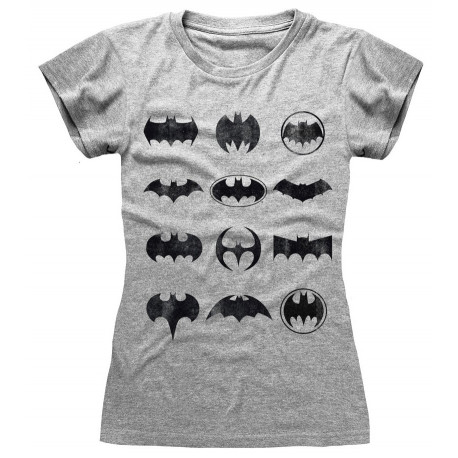 Camiseta Chica Batman Iconos
