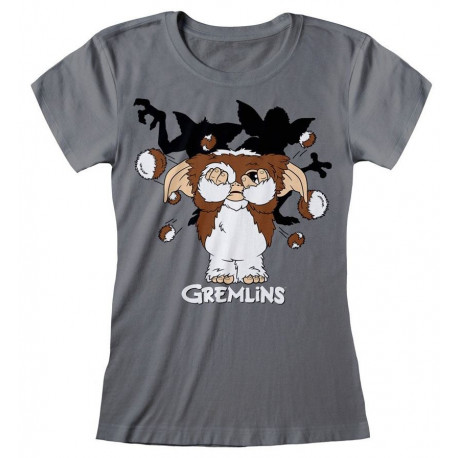 T-Shirt Fille Gremlins Gizmo Ombre