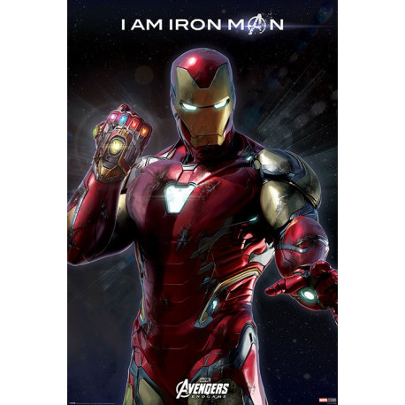 Affiche de Avengers Finale Iron Man Marvel 61 x 91 cm