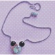 Ciondolo in oro bianco e Swarovski Minnie Mouse Disney