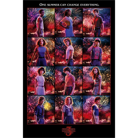 Póster Stranger Things 3 Montaje