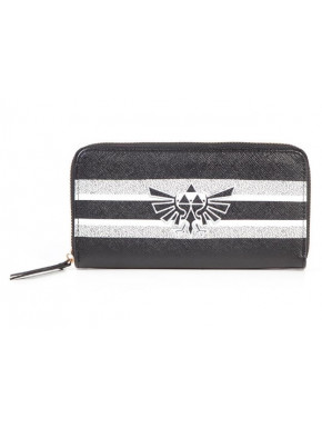 Cartera larga rayas Zelda Trifuerza