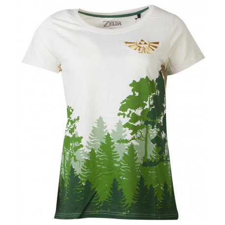 Camiseta chica Zelda Bosque
