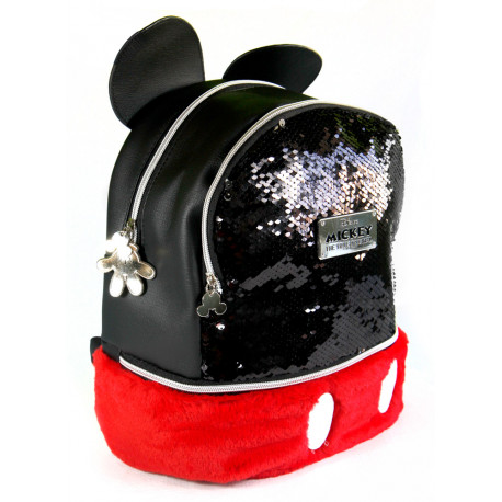 Bolso mochila Mickey Mouse Disney Lentejuelas
