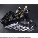 Final Fantasy VII Advent Children Play Arts Kai Figure Cloud Strife & Fenrir 28 cm