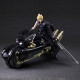 Final Fantasy VII Advent Children Play Arts Kai Figure Cloud Strife & Fenrir 28 cm