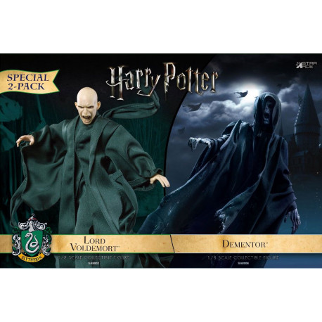 Pack de 2 figuras 1/8 Dementor & Voldemort 16-23 cm Harry Potter