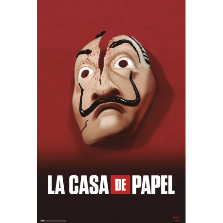 Cartaz da máscara de La Casa de Papel