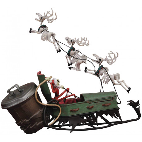 La Figure de Cauchemar avant Noël Jack en Traîneau Diamond Select
