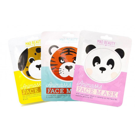 Pack mascarillas animales Kawaii