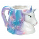 Coupe 3D Licorne arc-en-ciel