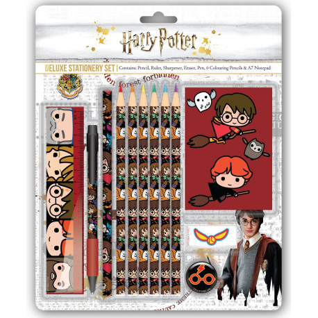 Set de papeterie Harry Potter Chibi Poudlard