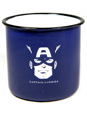 Taza Vintage Capitán América Marvel