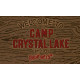 Zerbino di Benvenuto Camp Crystal Lake venerdì 13