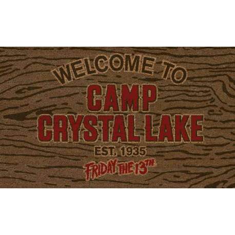 Zerbino di Benvenuto Camp Crystal Lake venerdì 13