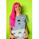 t-shirt totoro face, Or 57