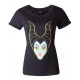 T-Shirt Girl Maleficent Face Disney