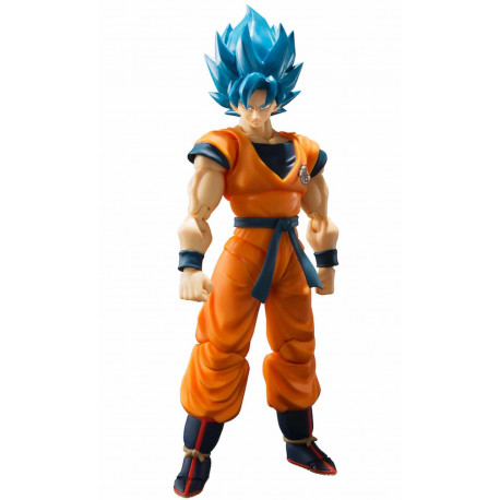 Figure Goku Super Saiyan Dieu Dragon Ball Tamashii Nations 14 cm