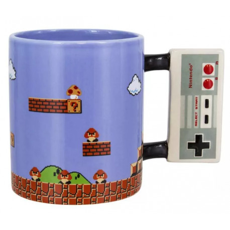 Taza 3D Super Mario Asa Mando NES