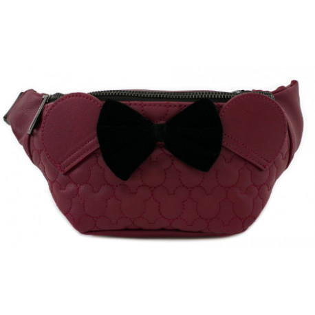 Fanny Pack Loungefly Minnie Mouse Disney Maroon
