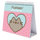 Calendrier de bureau, calendrier 2020 Pusheen Rose de la Collection