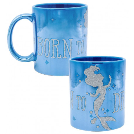 Taza con Purpurina La Sirenita Disney