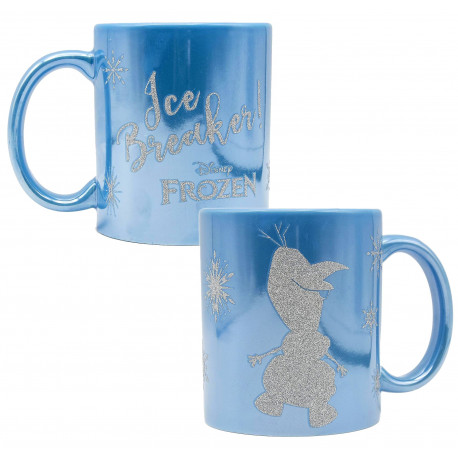 Caneca Olaf com brilho de Frozen 2 Disney