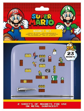 Set de 23 imanes Super Mario