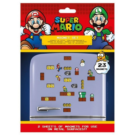 Set de 23 imanes Super Mario