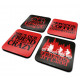 Set of 4 Coasters Stranger Things