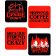 Set of 4 Coasters Stranger Things