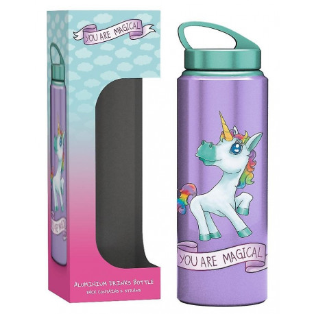 Botella Unicornio Mágico Arcoiris